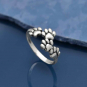 Sterling Silver Paw Prints Ring