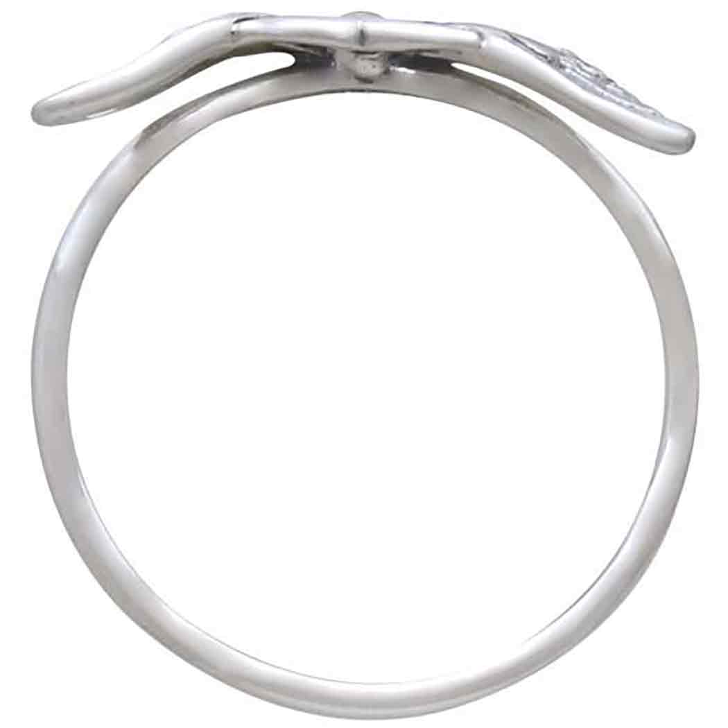 Sterling Silver Moth Ring