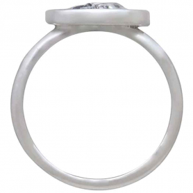 Sterling Silver Shadow Box Skull Ring