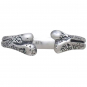 Sterling Silver Adjustable Bone Ring