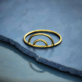 Gold Filled Double Arch Ring