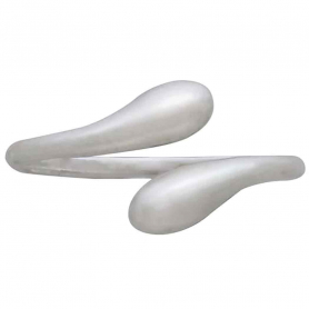 Sterling Silver Adjustable Teardrop Ring