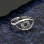 Sterling Silver Large Eye Ring