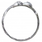 Sterling Silver Adjustable Oak and Acorn Ring