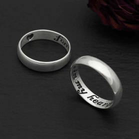 Sterling Silver Forever in My Heart Ring
