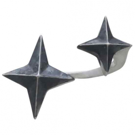 Sterling Silver Adjustable North Star Ring