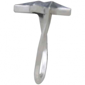 Sterling Silver Adjustable North Star Ring