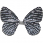 Sterling Silver Adjustable Dimensional Butterfly Wings Ring