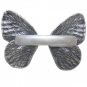 Sterling Silver Adjustable Dimensional Butterfly Wings Ring