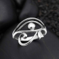 Sterling Silver Eye of Horus Ring