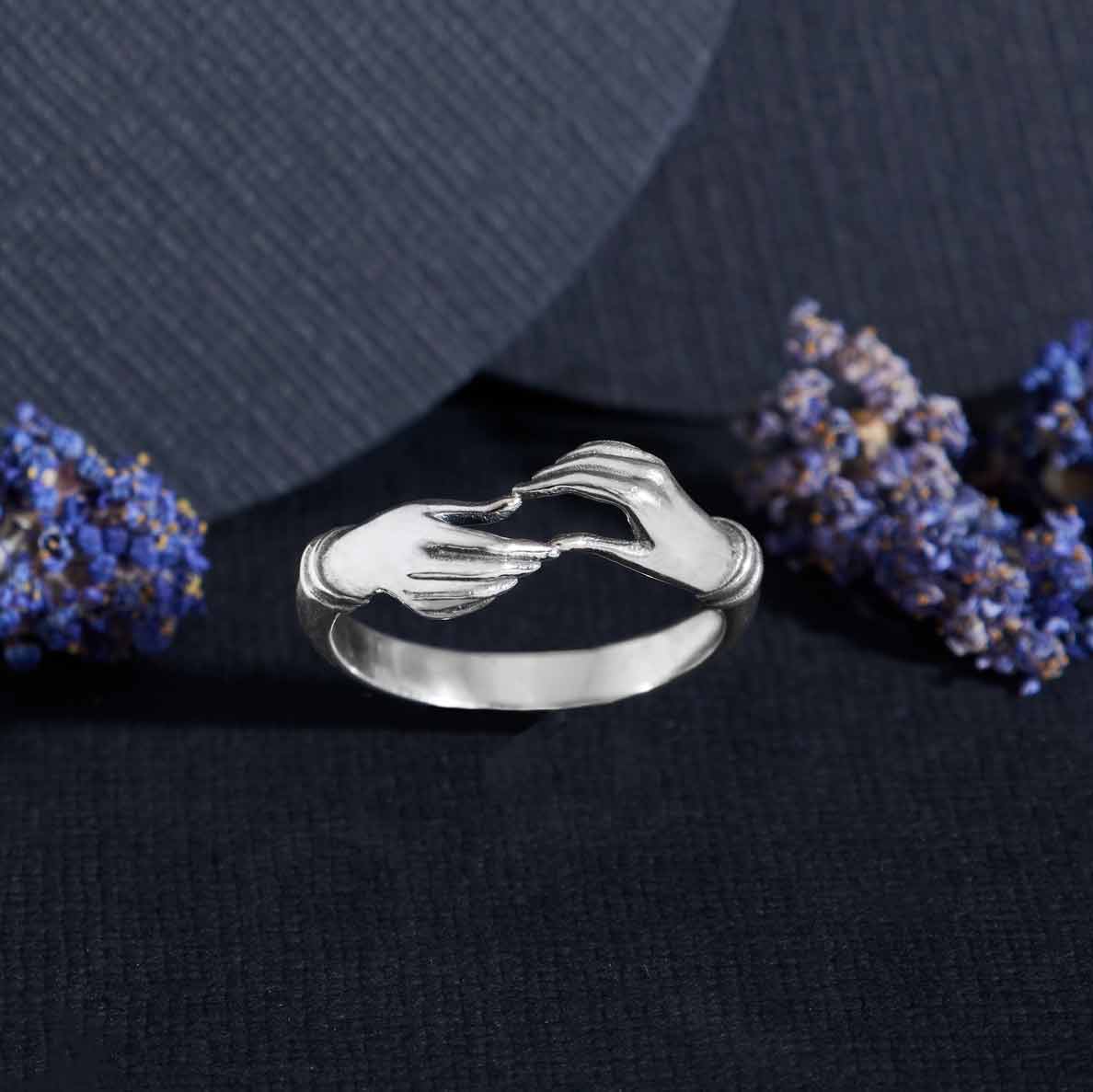 Yin Yang Heart Ring | Loni Design Group Rings $783.08 | 10k Gold, 14k Gold  , 18k gold , .925 Sterling Silver & Platinum