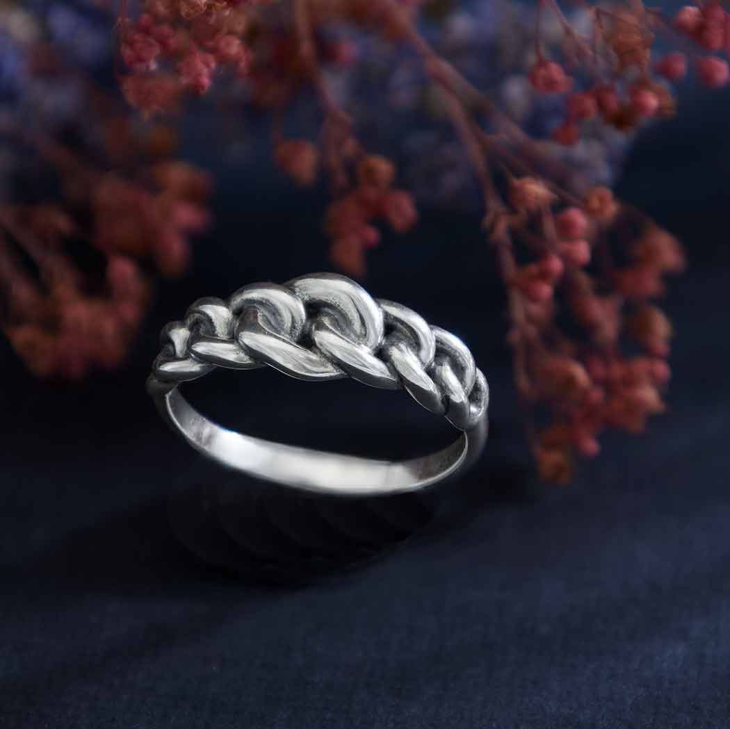 Sabrina Diamond Chain Link Ring 49593 - DECOR Jewelry