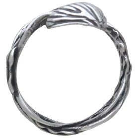 Sterling Silver Adjustable Jellyfish Ring Top View