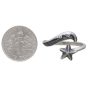 Sterling Silver Wave and Starfish Adjustable Ring with Dime
