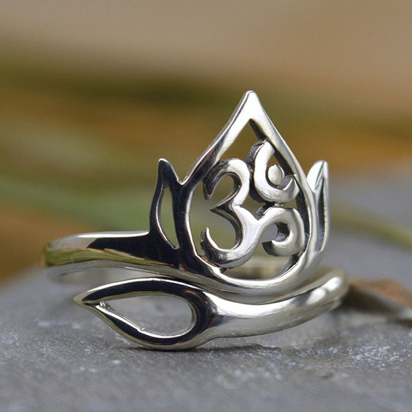 Sterling Silver Lotus Flower Ring, Lotus Ring, Flower Ring, Silver Ring |  eBay