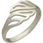 Sterling Silver Adjustable Ring - Wing Ring