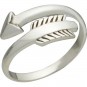 Sterling Silver Adjustable Ring - Arrow Ring