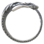 Sterling Silver Adjustable Dragon Ring Top View