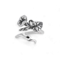 Silver Adjustable Morning Glory Ring - September BirthFlower