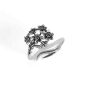 Sterling Silver Adjustable Narcissus Ring - December Birthflower