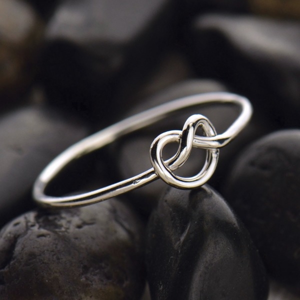 Sterling Silver Ring - Knot Ring DISCONTINUED - Product Details | Nina ...