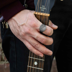 Sterling Silver Tree Stump Ring