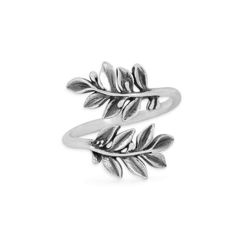 Nina Designs Sterling Silver Adjustable Laurel Wreath Ring