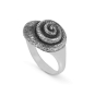 Nina Designs Sterling Silver Large Shell Ring