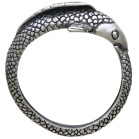 Adjustable Lucky Koi Ring Top View