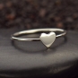 Sterling Silver Ring - Tiny Heart Ring