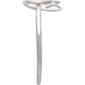 Sterling Silver Small Cat Ring