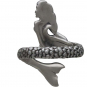 Sterling Silver Mermaid Ring - Adjustable Ring