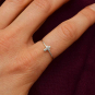 Sterling Silver Tiny Cross Ring on hand