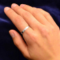 Sterling Silver 3mm Wide Hammered Ring