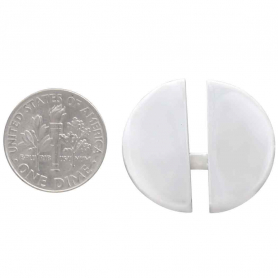 Sterling Silver Split Circle Adjustable Ring