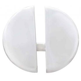 Sterling Silver Split Circle Adjustable Ring