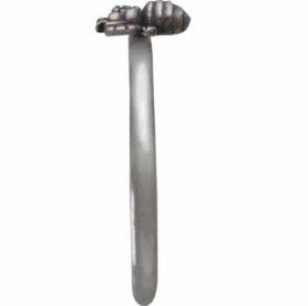 Sterling Silver Ring - Tiny Bee Ring side view