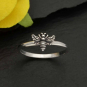 Sterling Silver Ring - Tiny Bee Ring