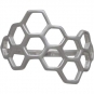 Sterling Silver Ring - Honeycomb Ring
