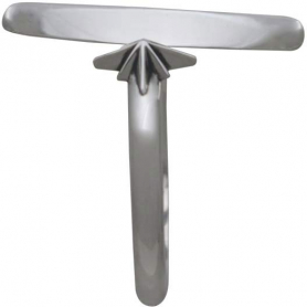 Sterling Silver Adjustable Moon and Star Ring