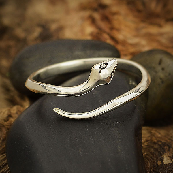 COBRA-STRIKE - Alloy Adjustable Vintage Silver Tone Snake Ring for Men –  THE MEN THING