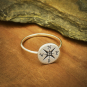 Sterling Silver Compass Ring