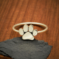 Sterling Silver Paw Print Ring