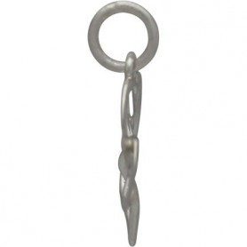 Sterling Silver Infinity Heart Pendant 18x16mm