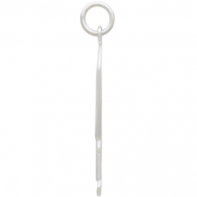 Sterling Silver Asymetrical Arch Link 31x12mm