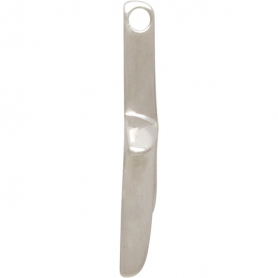 Sterling Silver Starfish Bead - Starfish Pendant 24x23mm