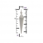 Sterling Silver Long Spike Charm - Geometric Charm 35x6mm