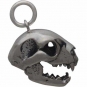 Sterling Silver Cat Skull Charm - Halloween Charm 18x9mm