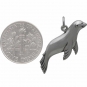 Sterling Silver Sea Lion Charm - Seal Charm 17x27mm