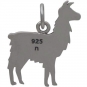 Sterling Silver Llama Charm 17x14mm